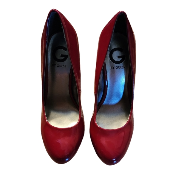 Guess Red High Heels Size 7W - Picture 2 of 3